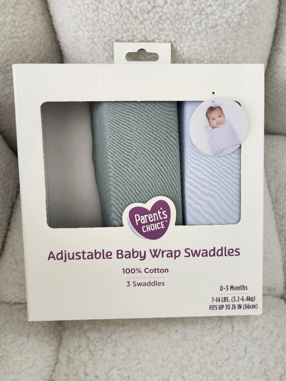 👶😴2 Adjustable Wrap Swaddles